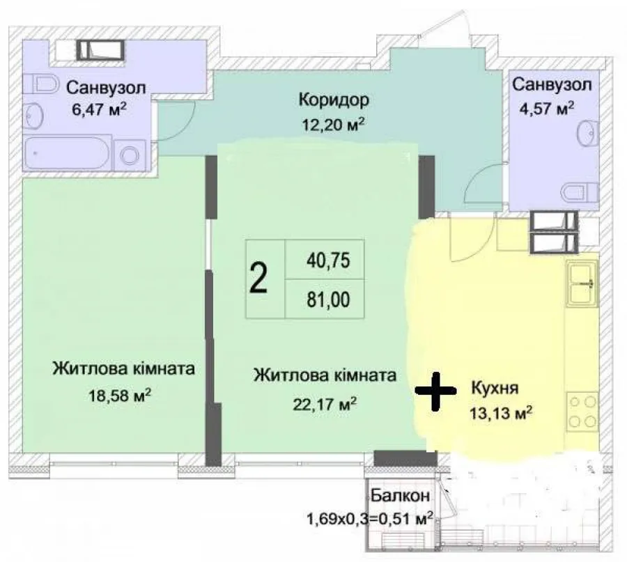 Аренда  квартира Киевская обл., Киев, Андрея Верхогляда ул., 1-20а